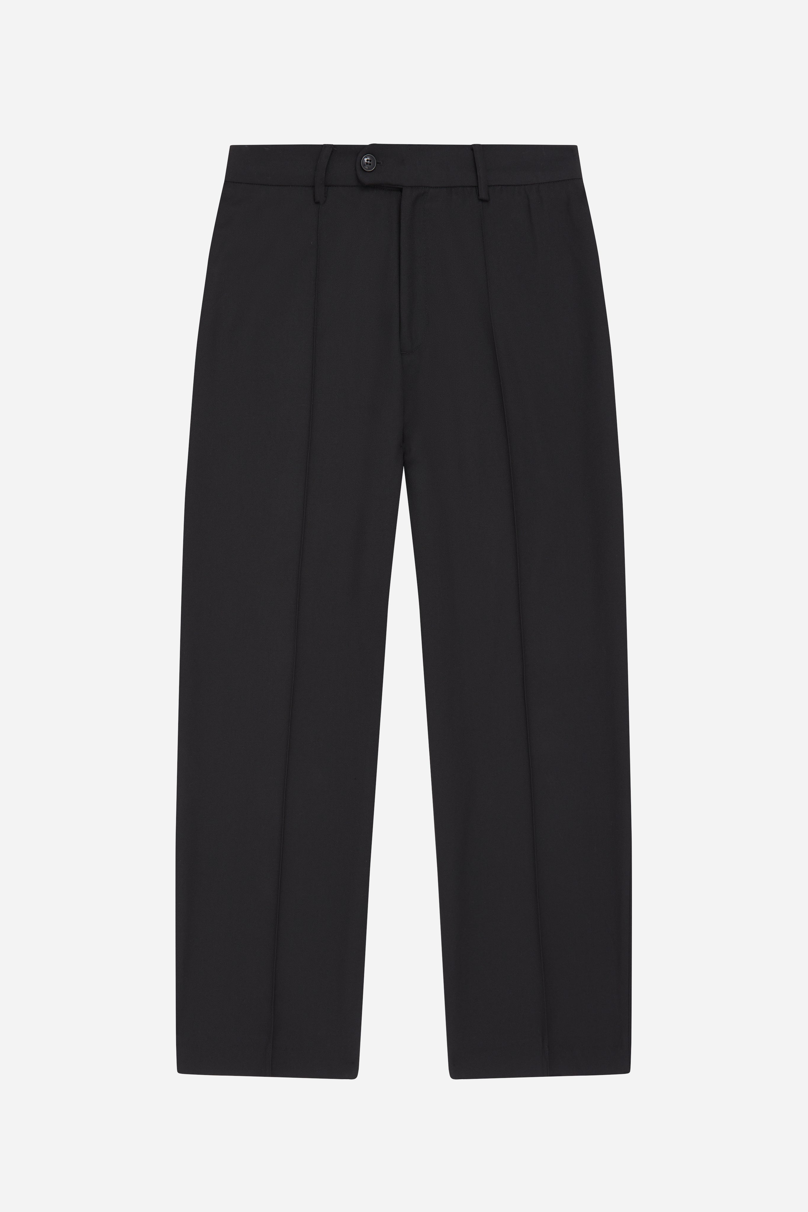 About blank Everyday Pleated Trousers Black About blank everyday pleated trousers black