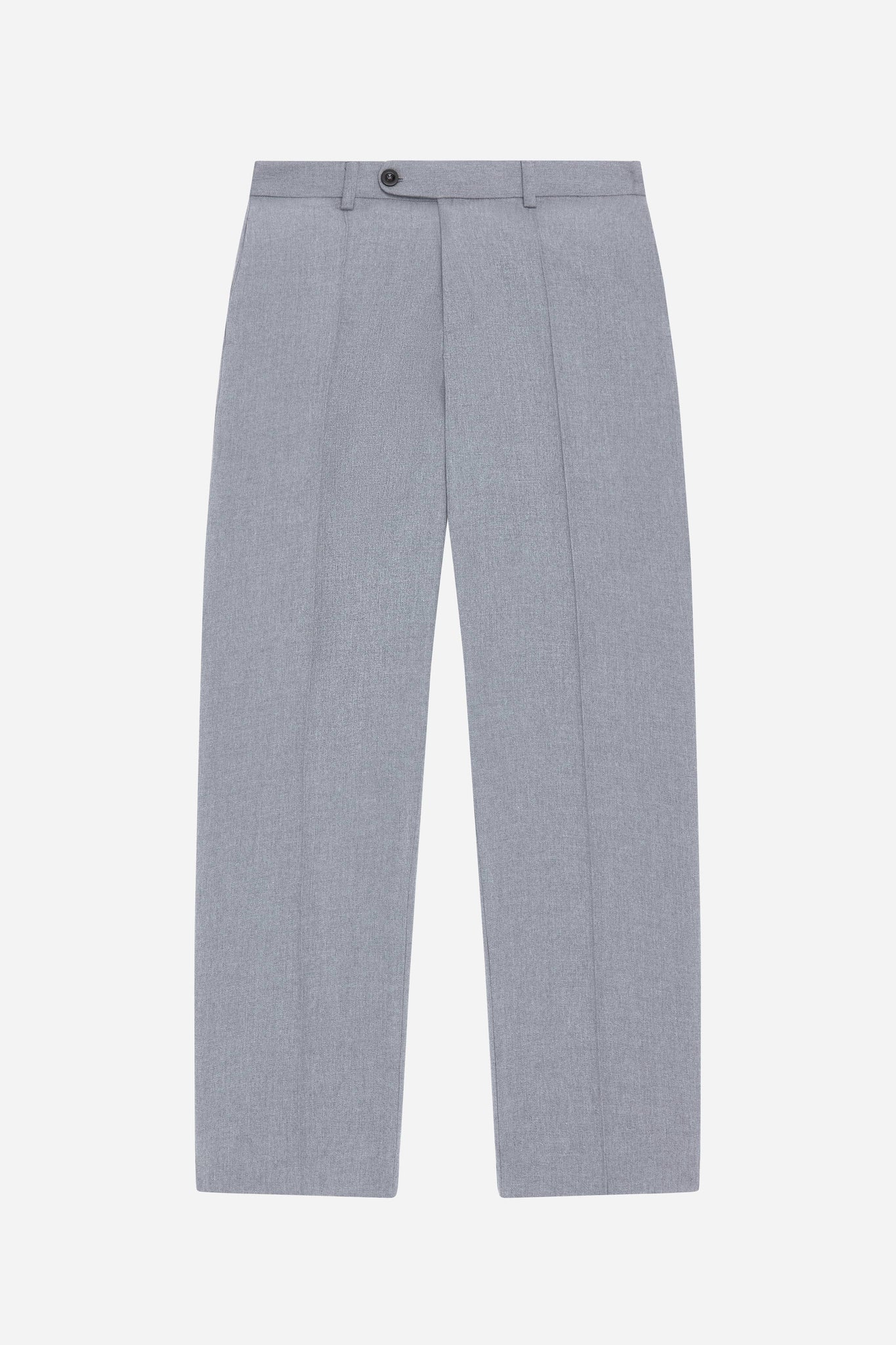 everyday pleated trousers light grey