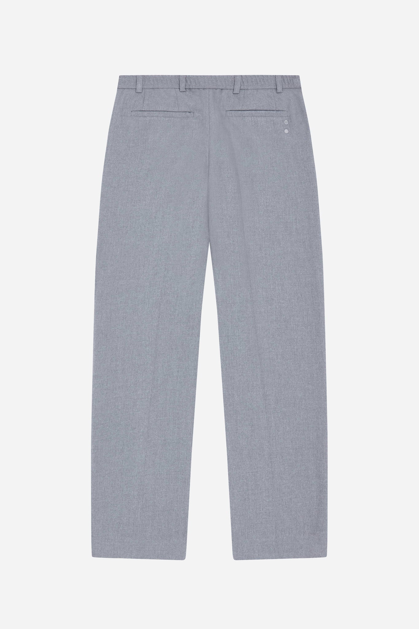 everyday pleated trousers light grey