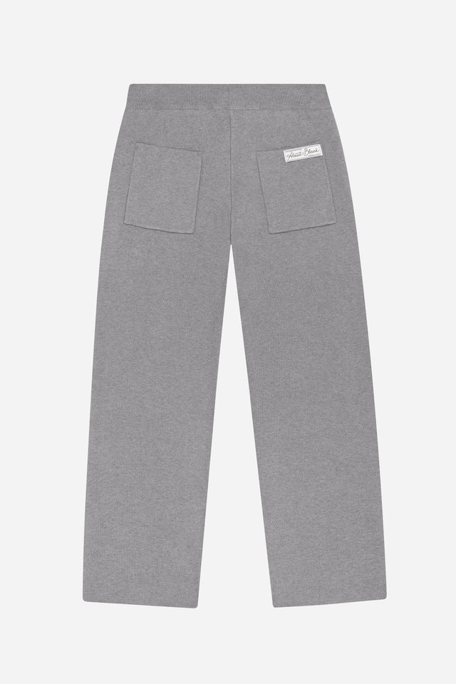heavyweight knitted sweatpant grey