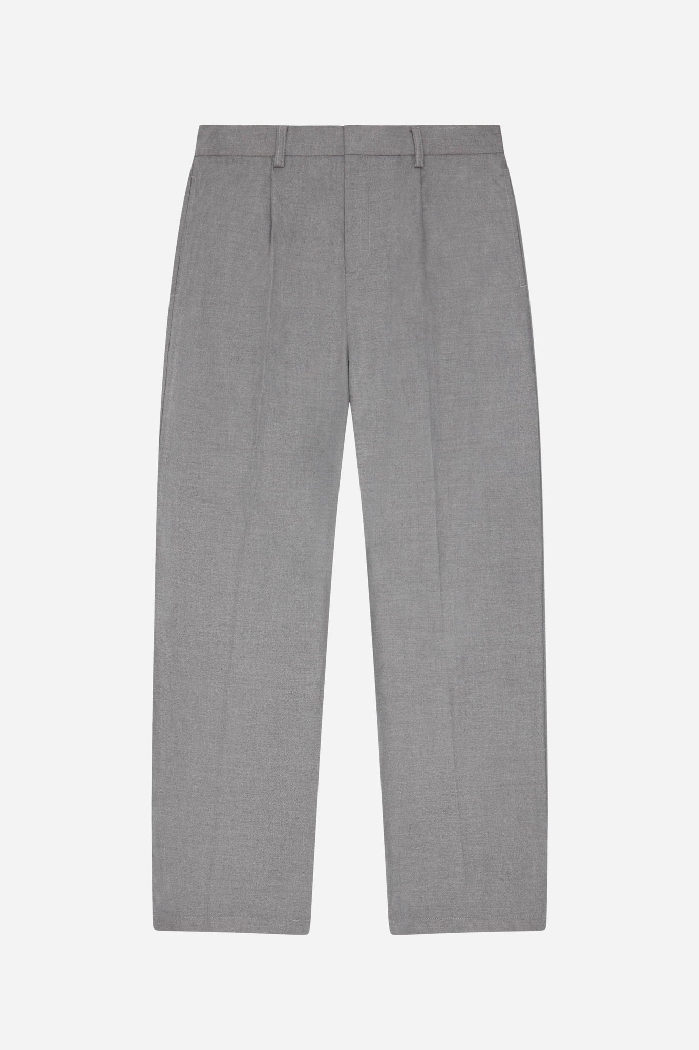 wide leg trousers grey
