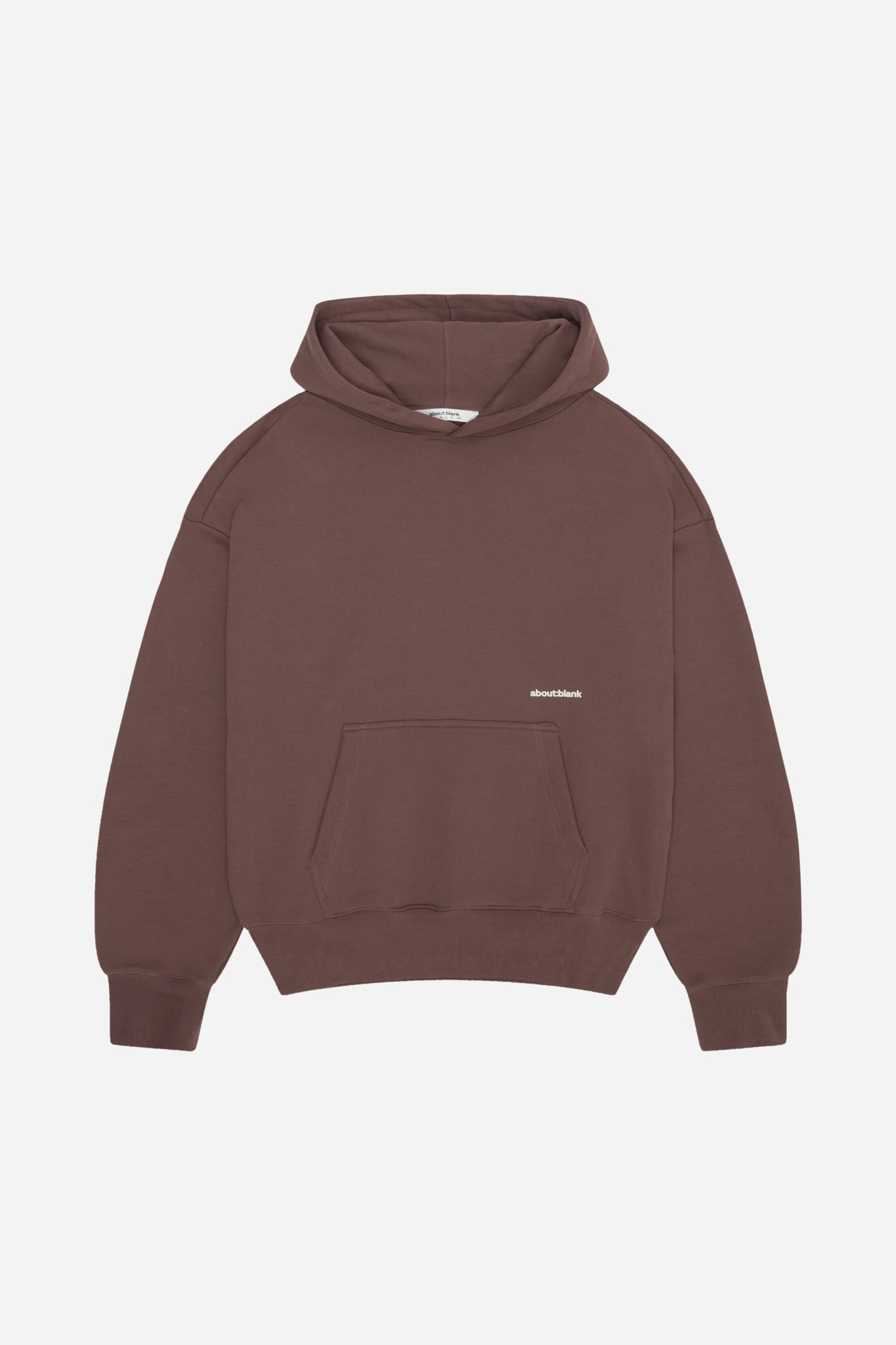 box hoodie brown/ecru