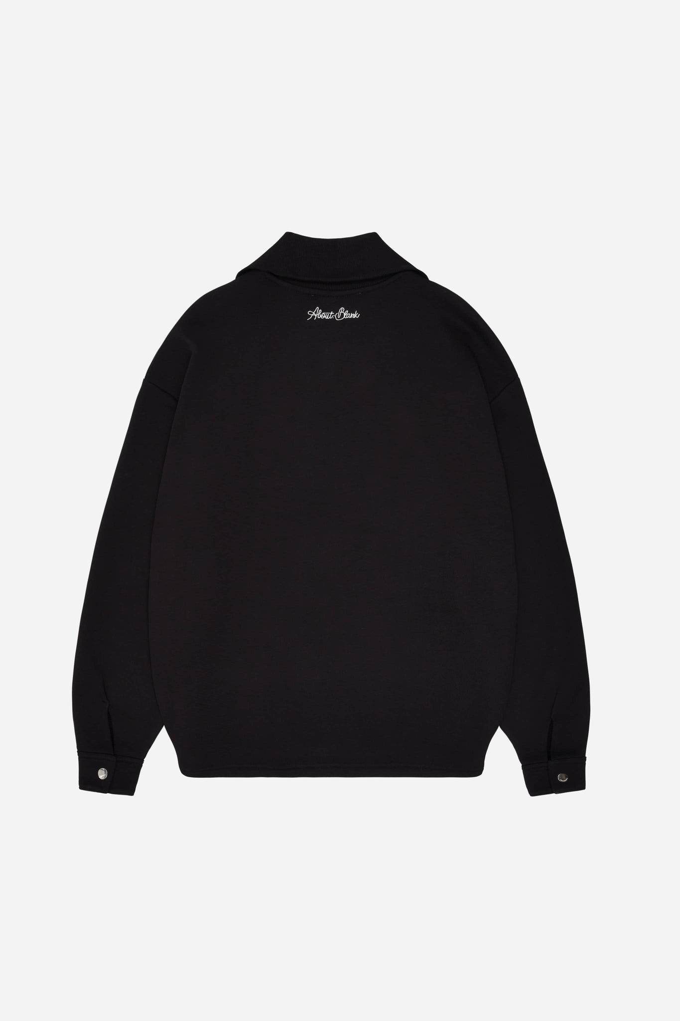 1/4 zip sweatshirt black