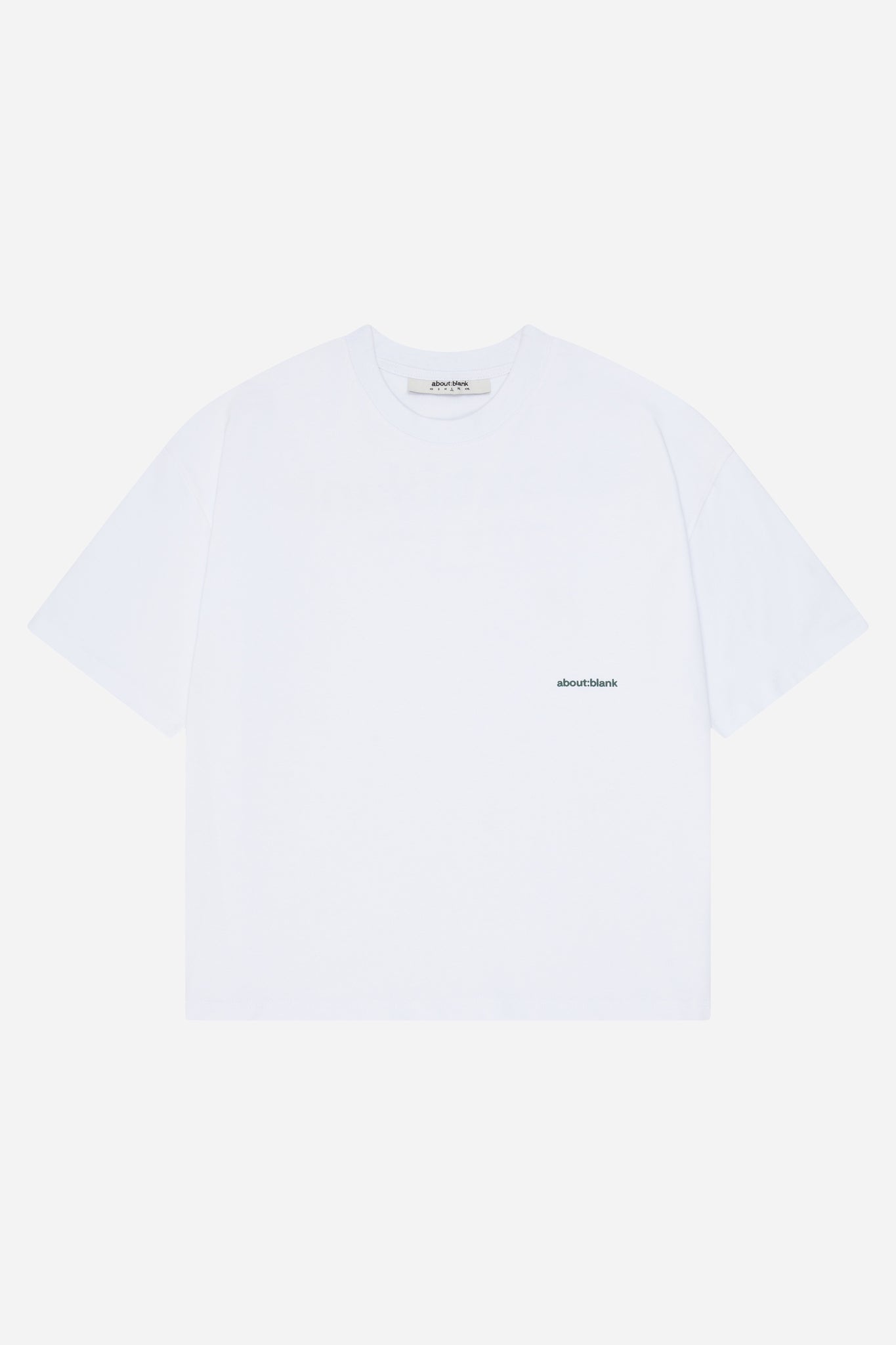 box t-shirt white/sage