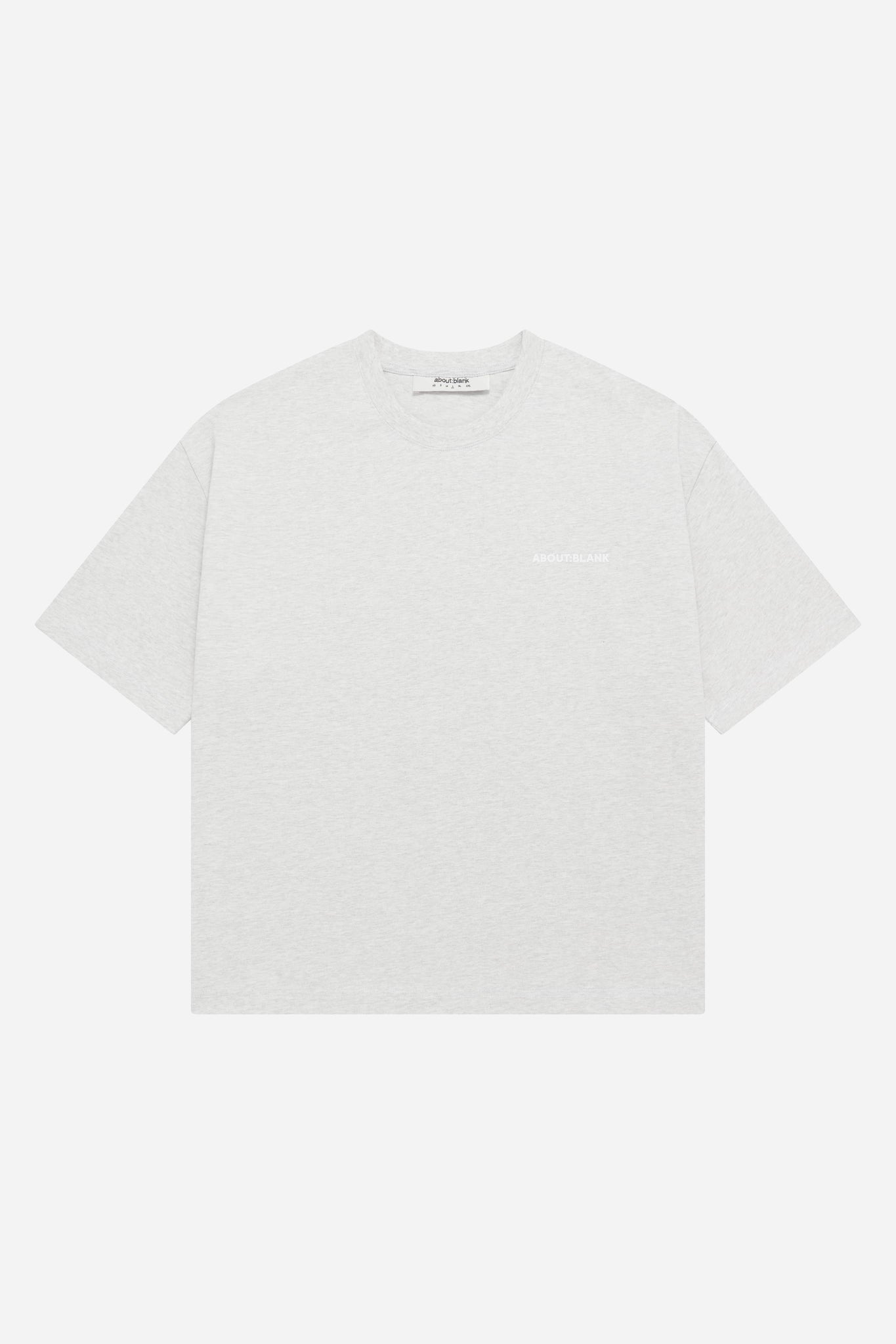 creative studio t-shirt grey marl/white