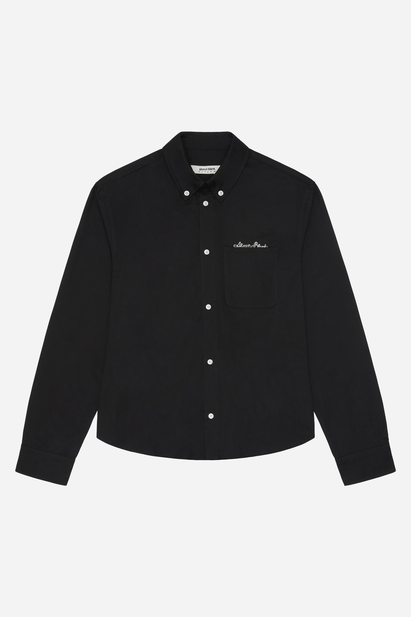 oxford shirt black/ecru