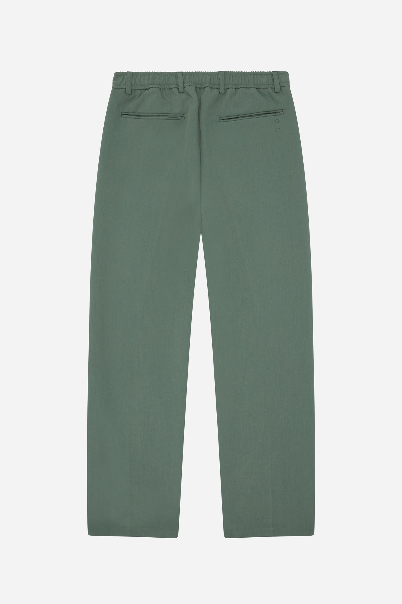 pleated trousers sage