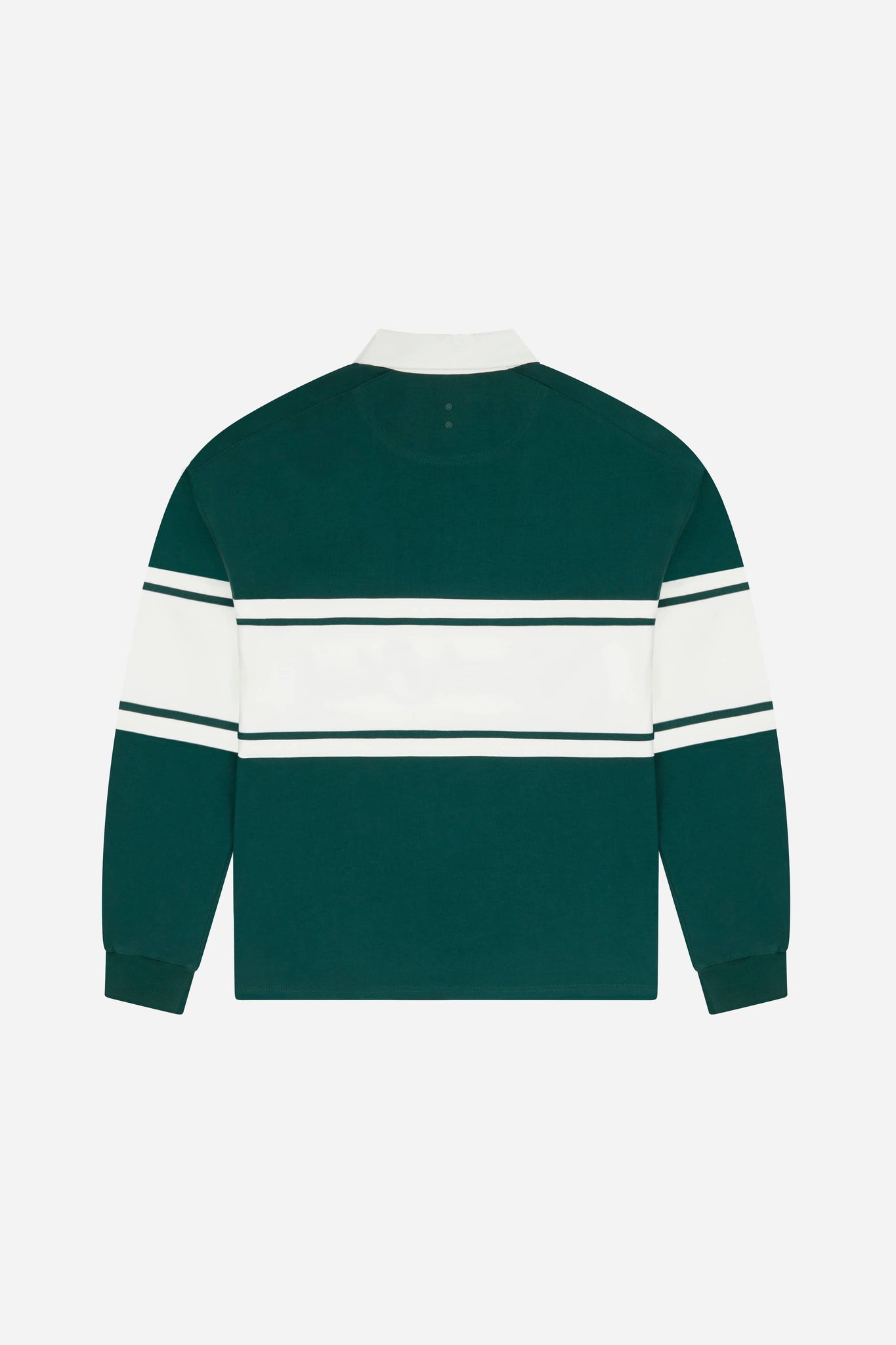 rugby shirt epsom green/ecru