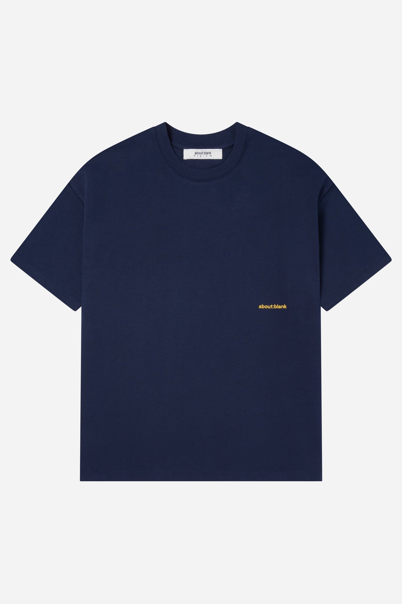 registered t-shirt navy/yellow