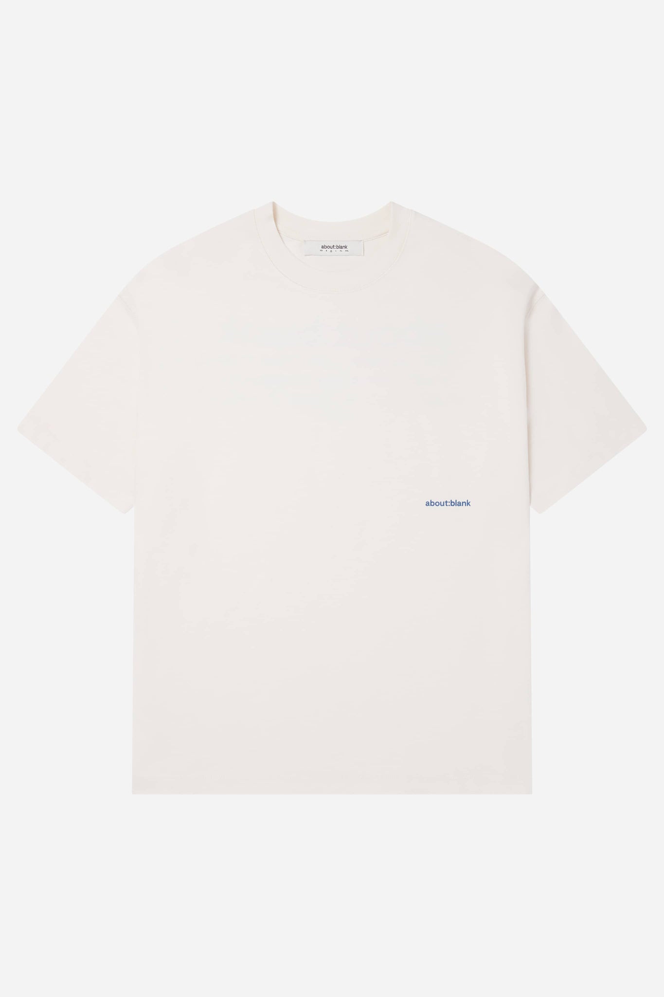 registered t-shirt oat/estate blue