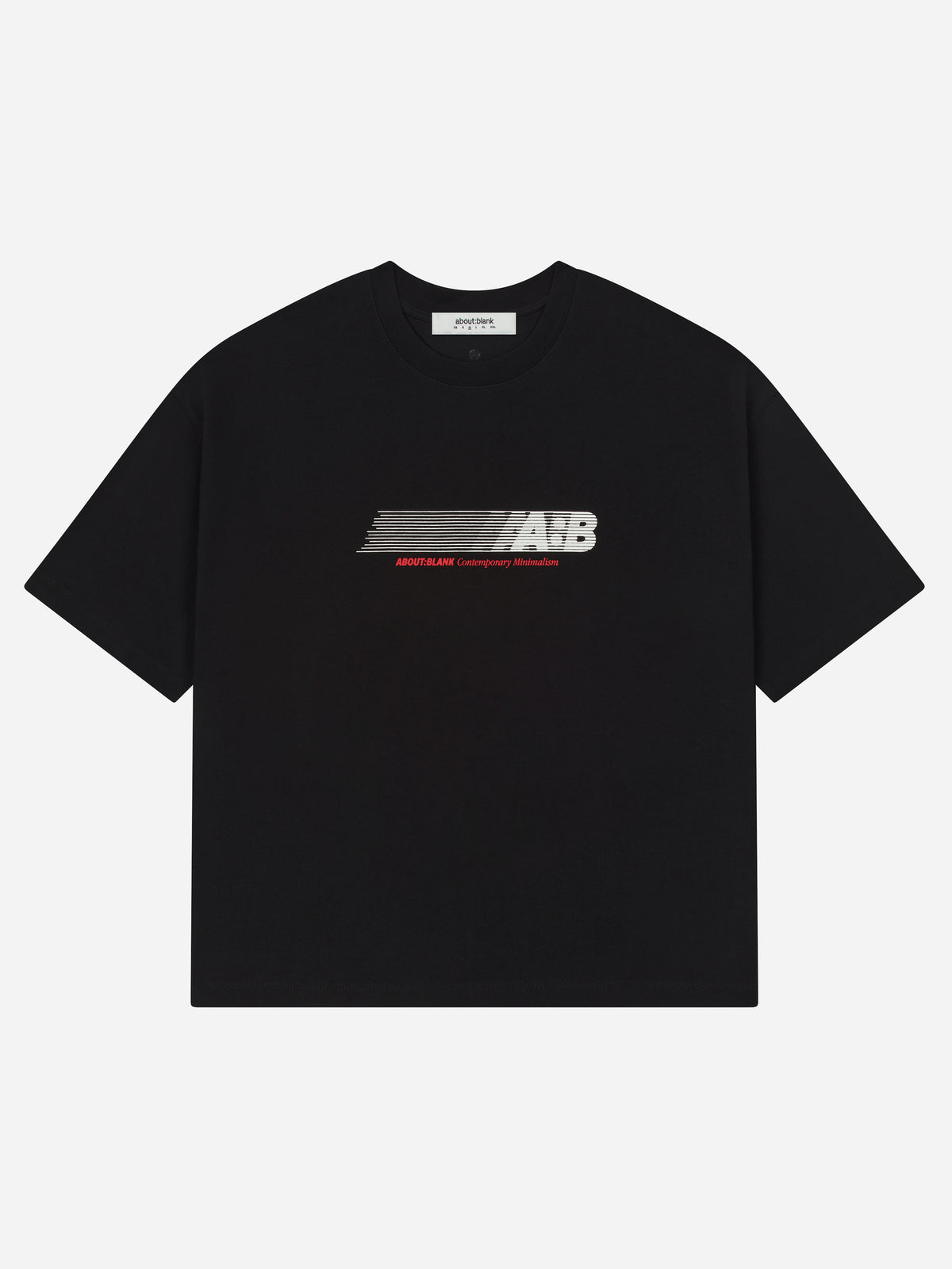 resistance t-shirt black/ecru/red