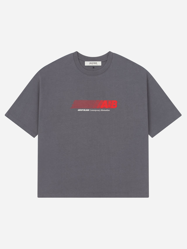 resistance t-shirt turbulence/red/ecru