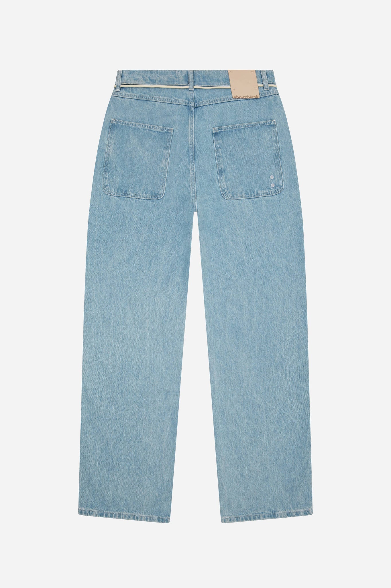 relaxed denim light wash