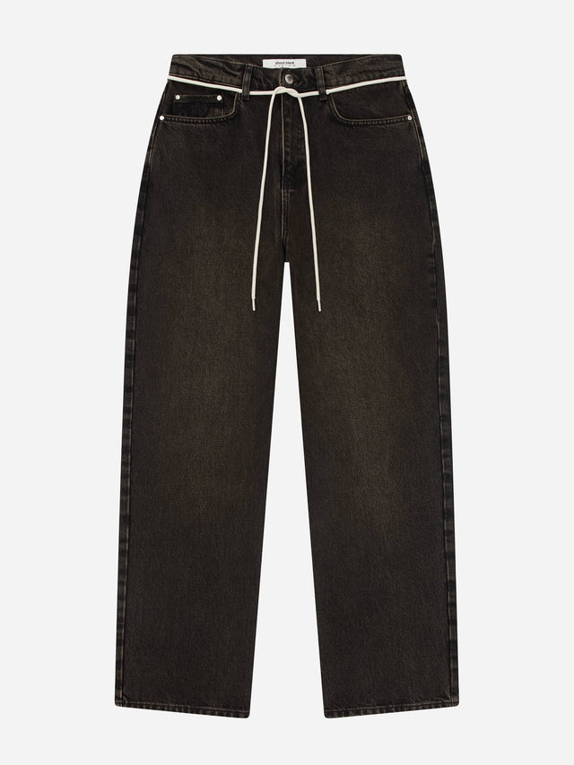relaxed denim jean antique black