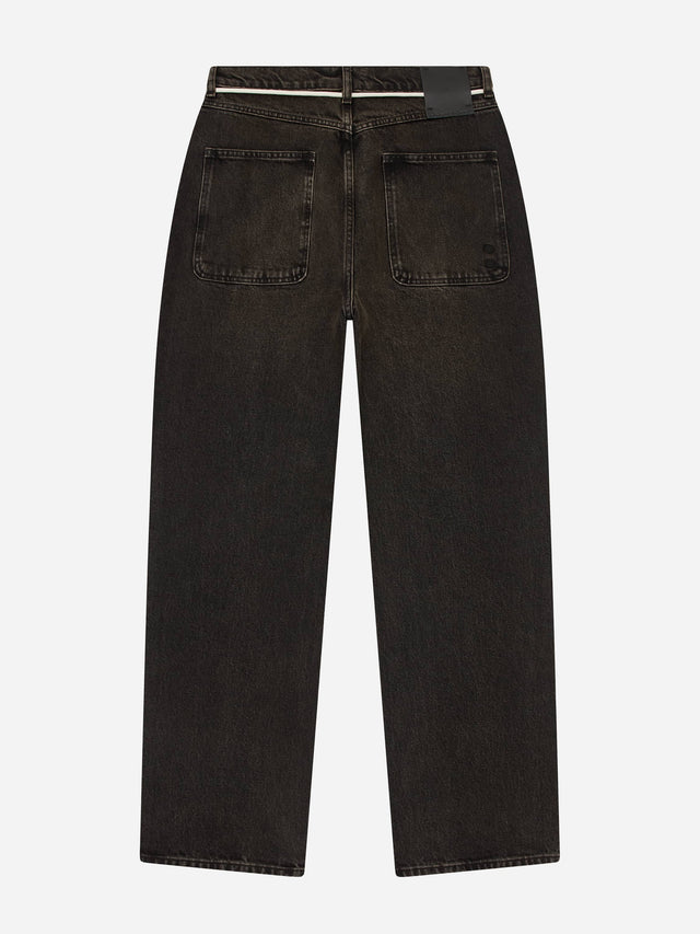 relaxed denim jean antique black