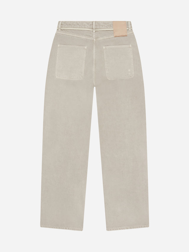 relaxed denim jean grey