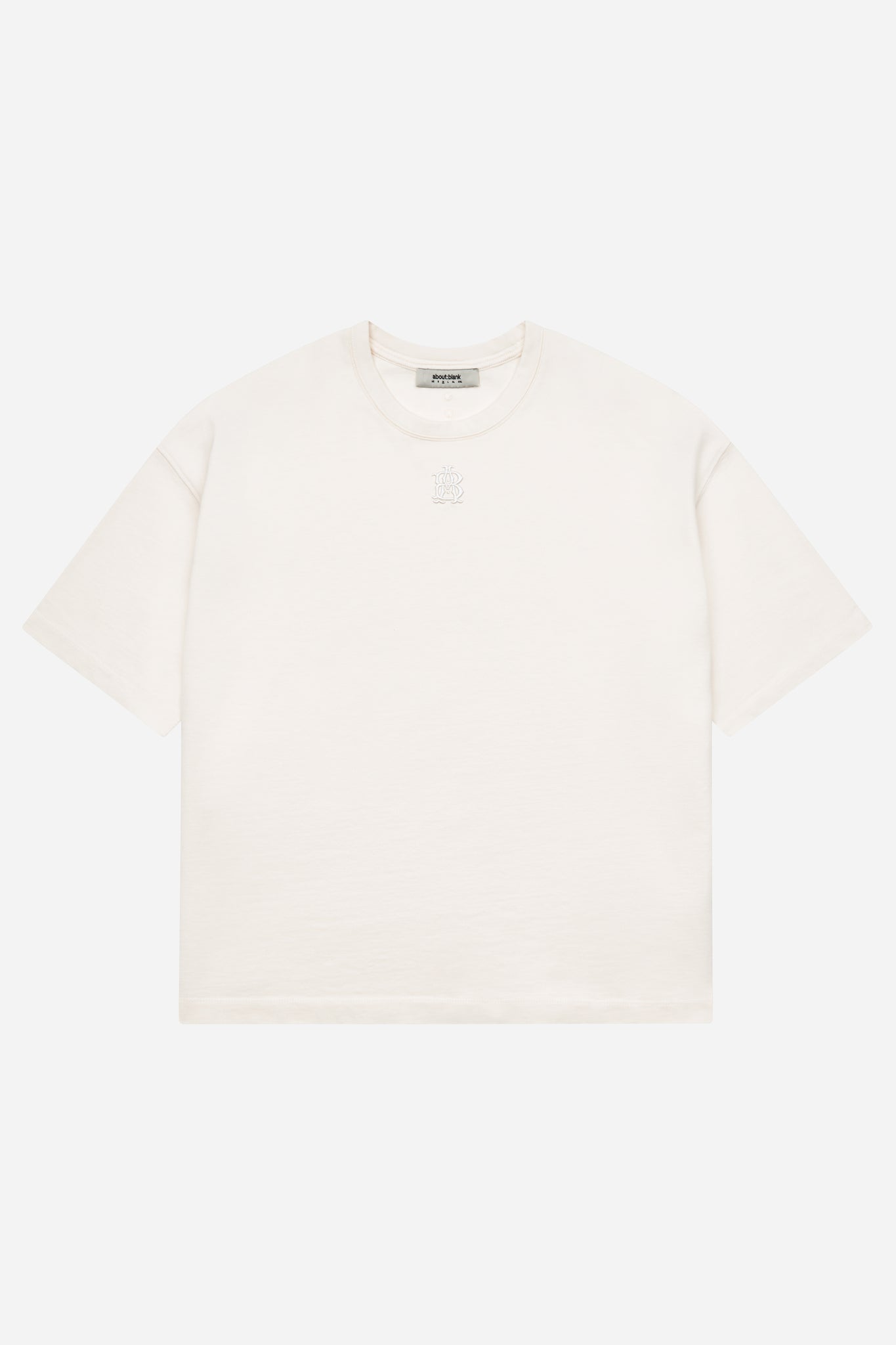 rollover t-shirt oat/ecru