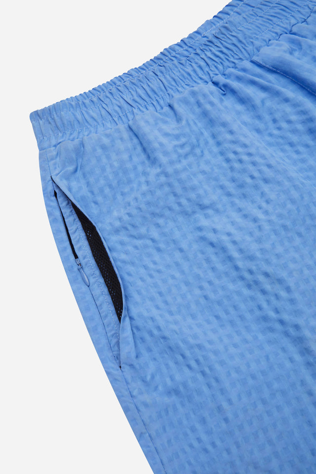 seersucker swim short blue