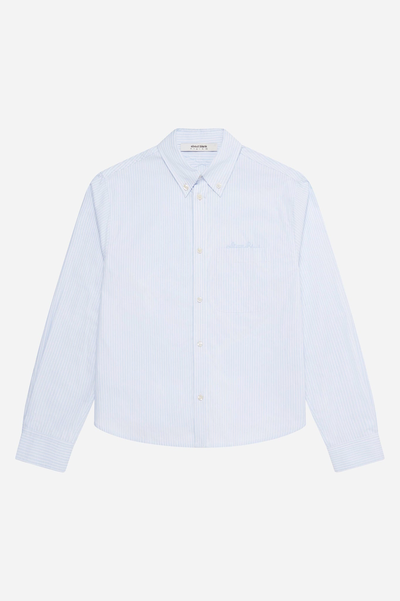 striped oxford shirt white/blue