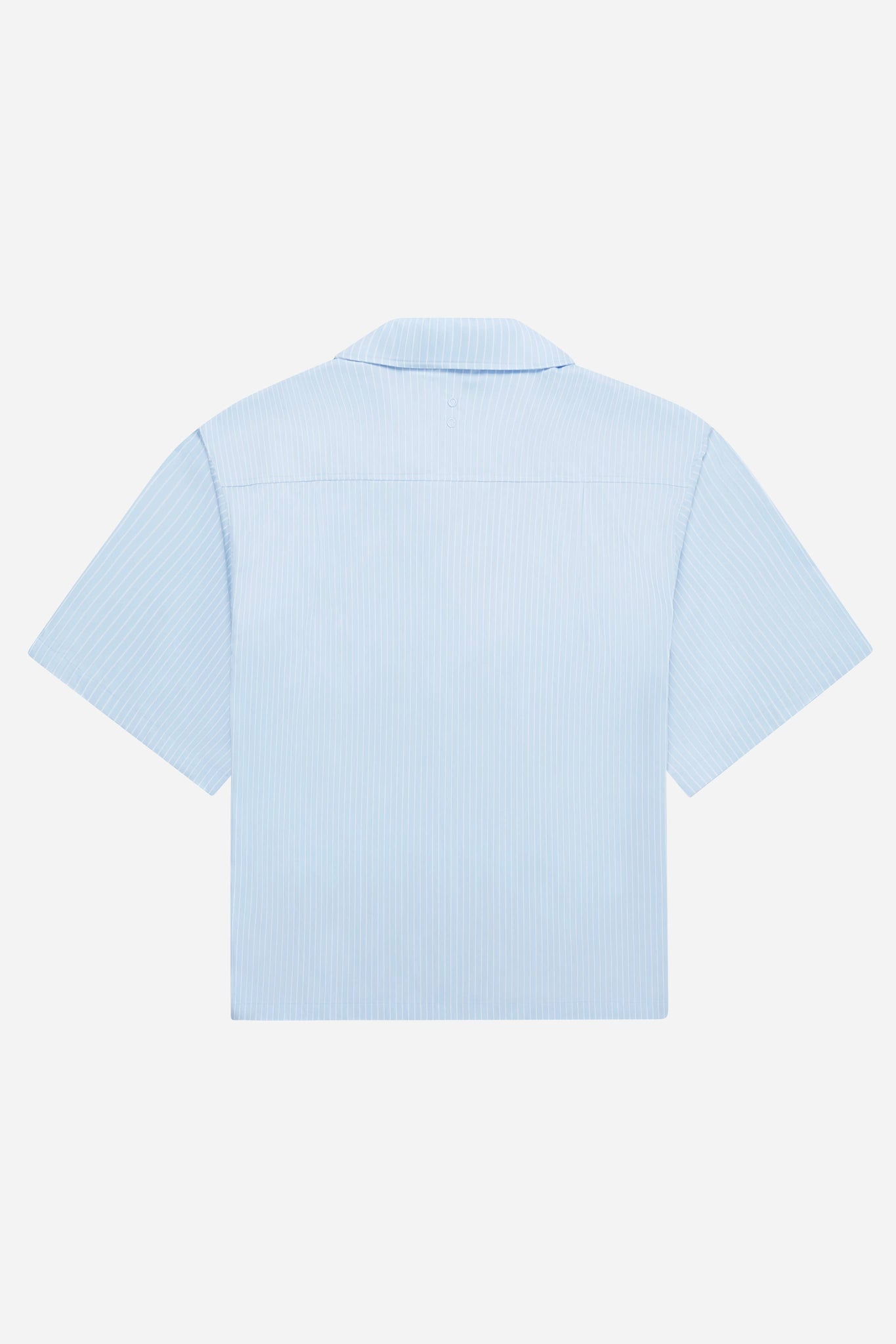 striped resort shirt blue/white