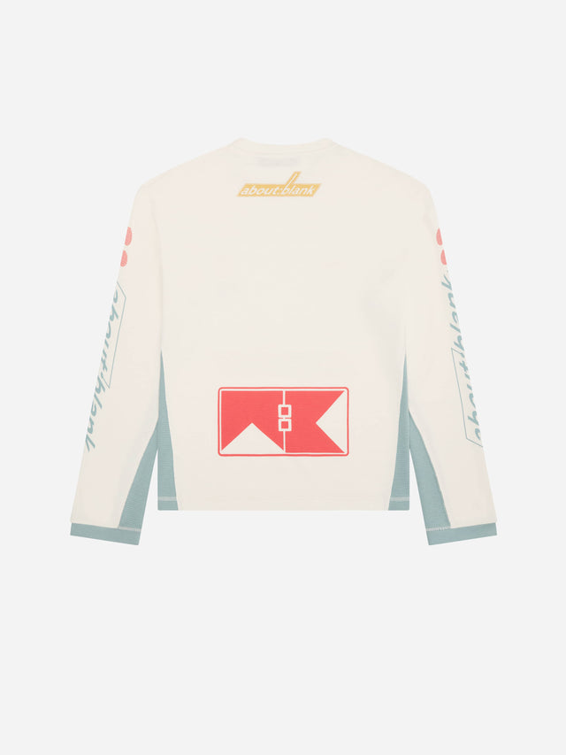 slalom graphic waffle t-shirt oat