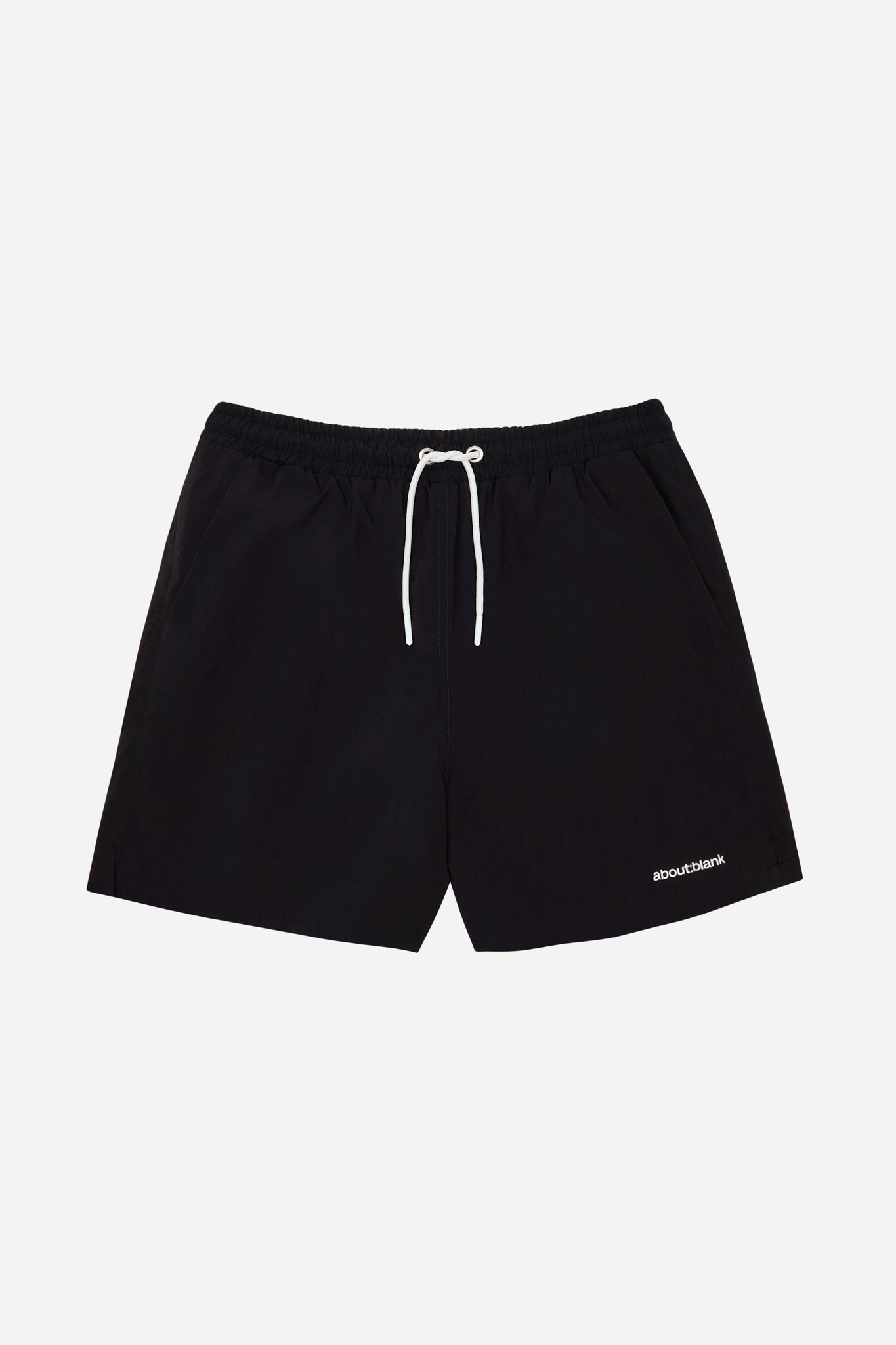 crinkle swim shorts black