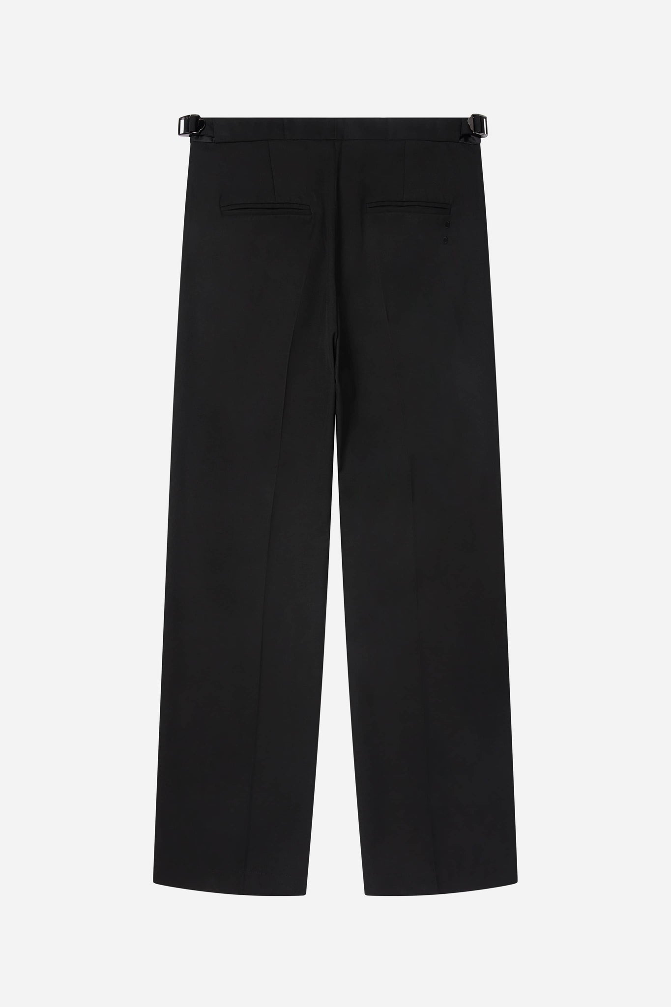 tailored wide leg trouser black