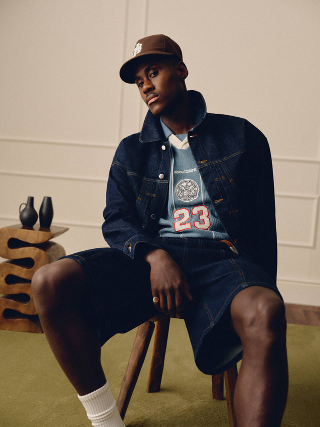 denim jacket raw indigo