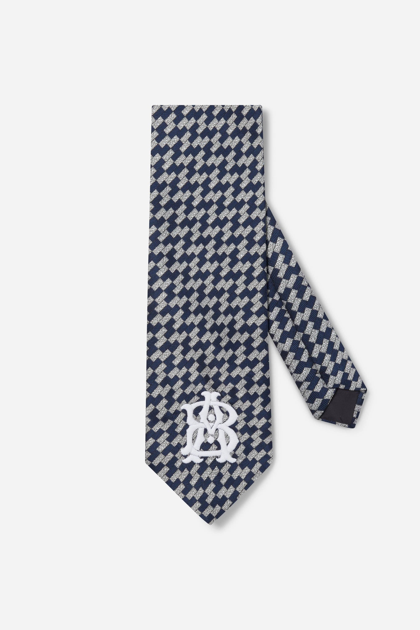 nicky vintage silk monogram tie