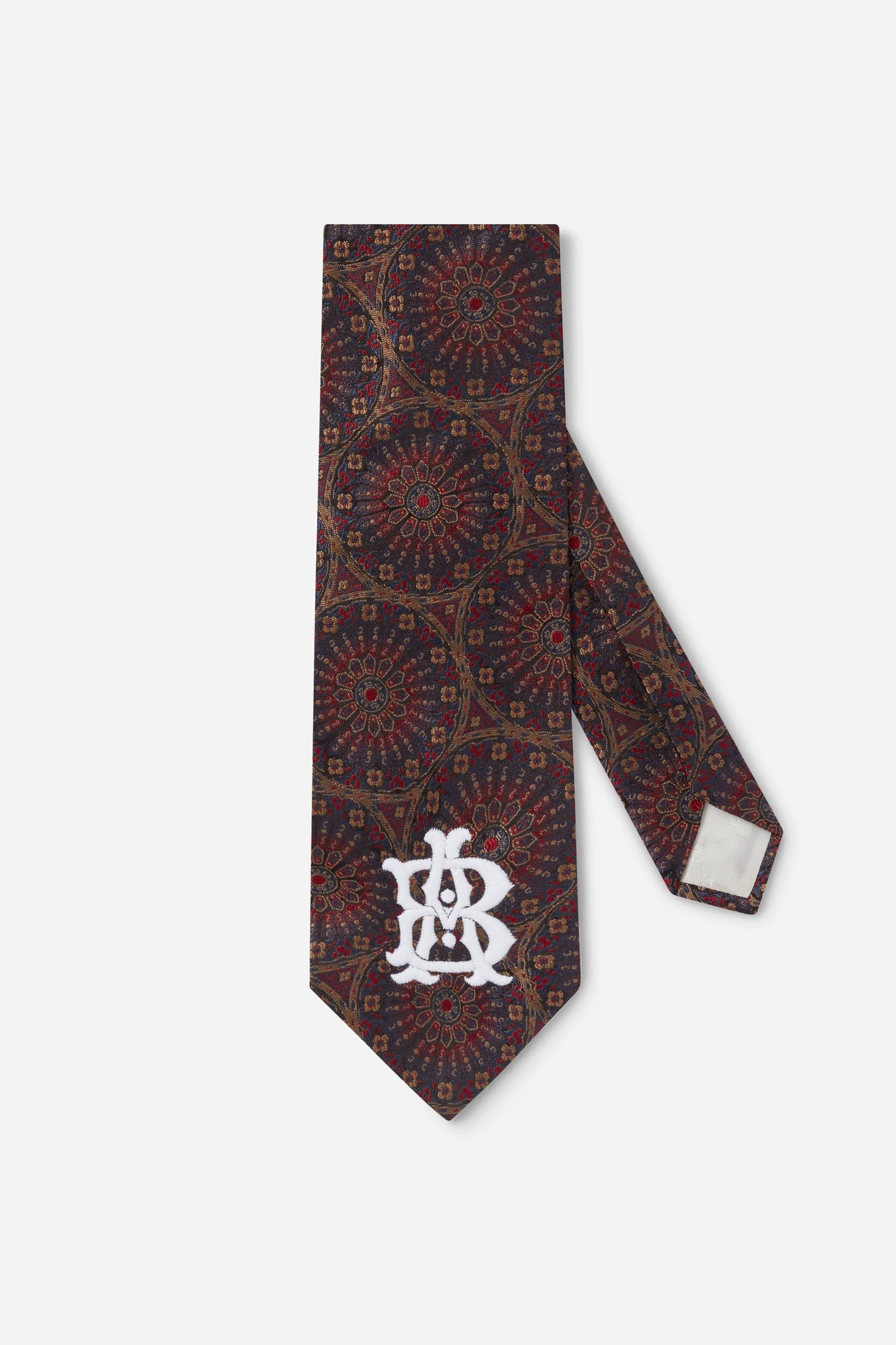 donnie vintage silk monogram tie