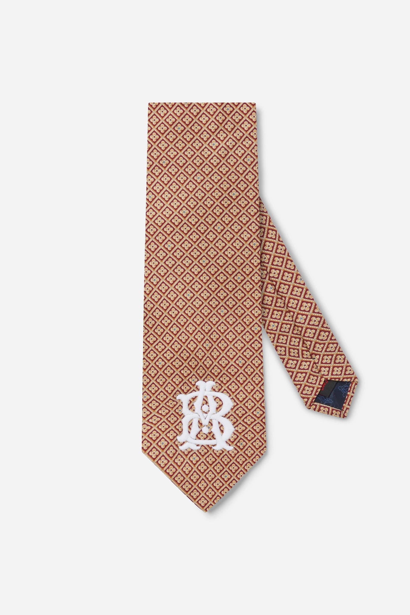 toby vintage silk monogram tie