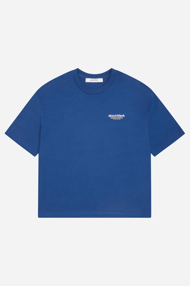 ibiza box t-shirt estate blue/ecru