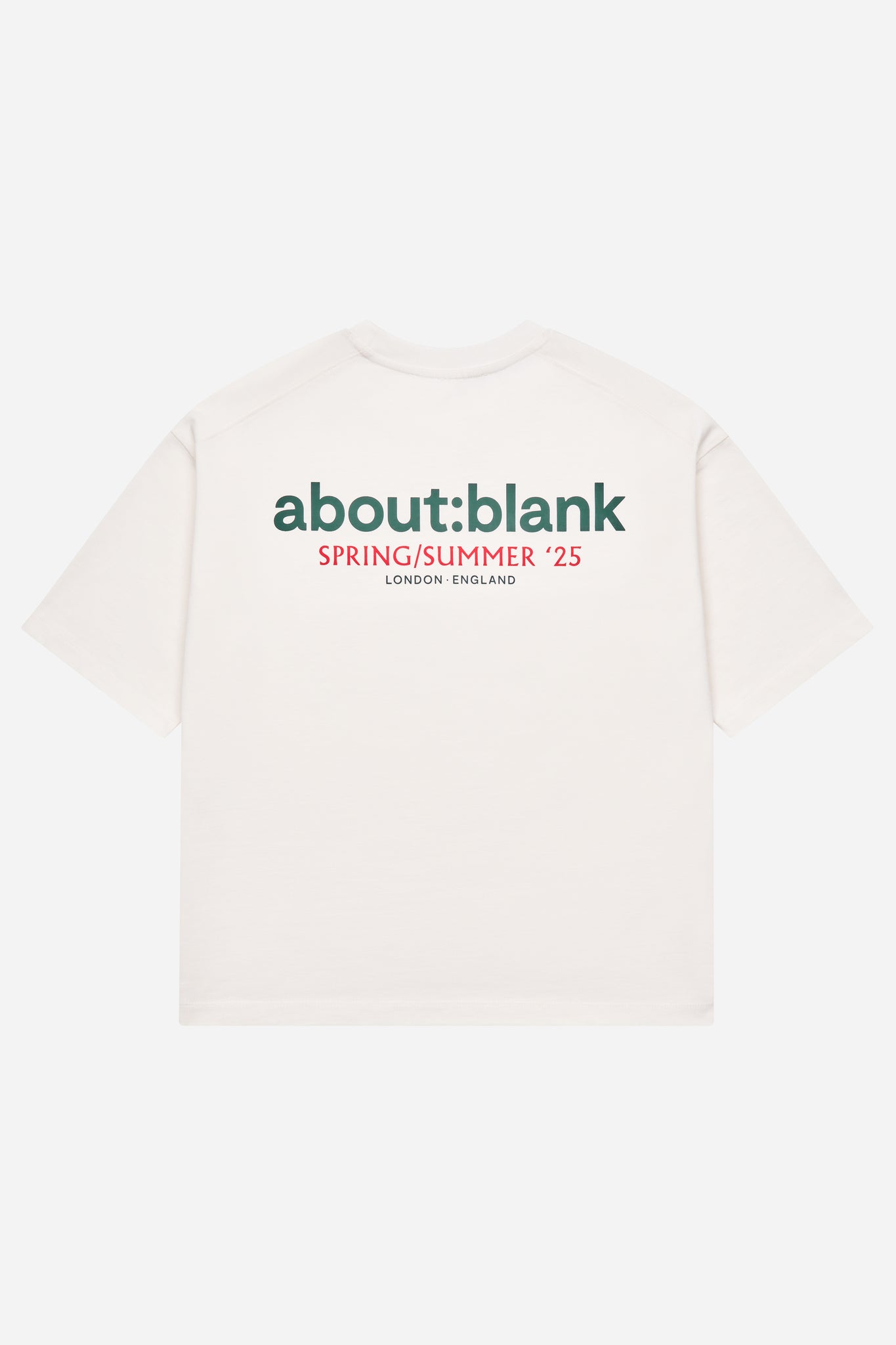 tour t-shirt oat/red/green