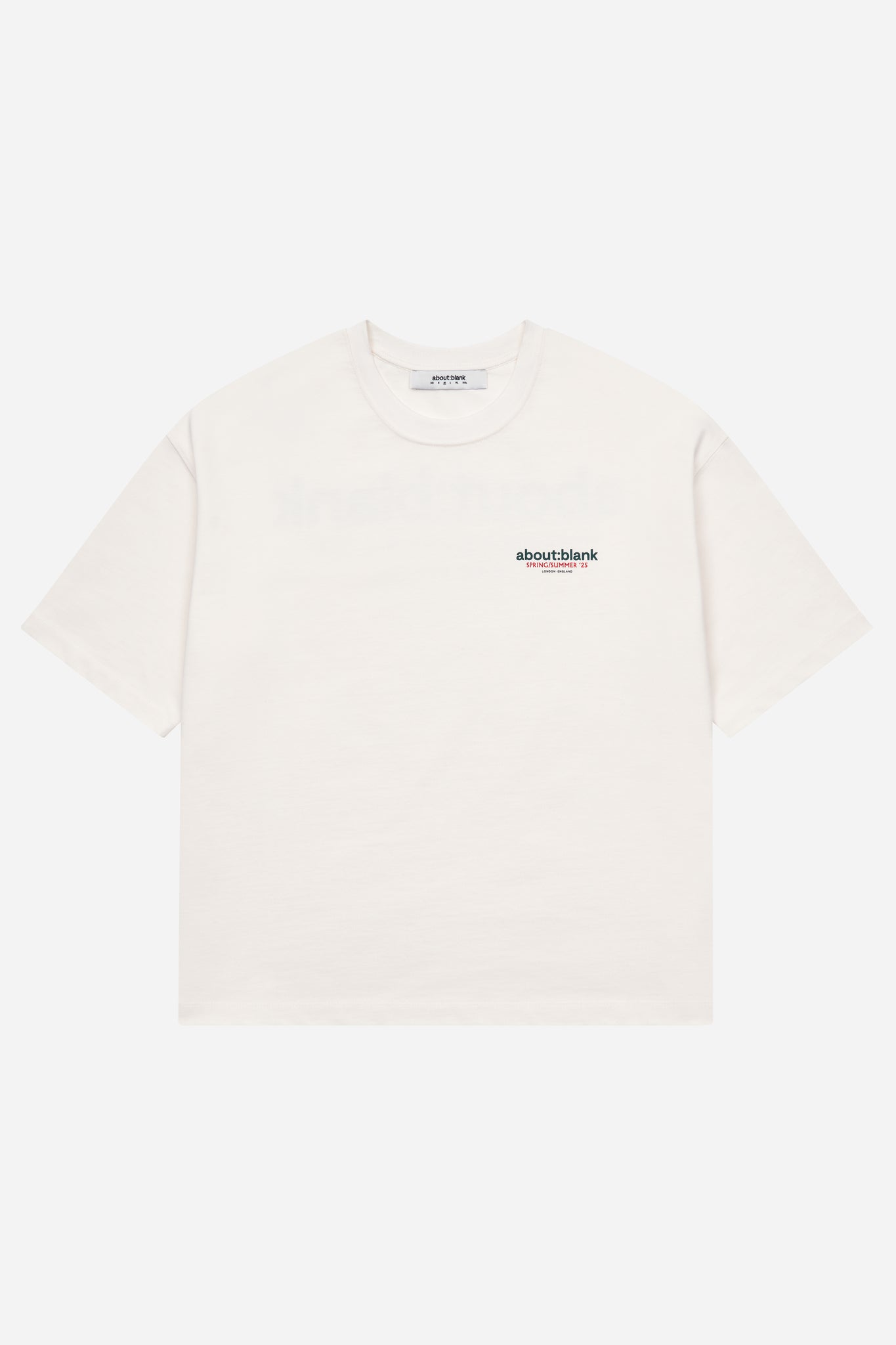 tour t-shirt oat/red/green