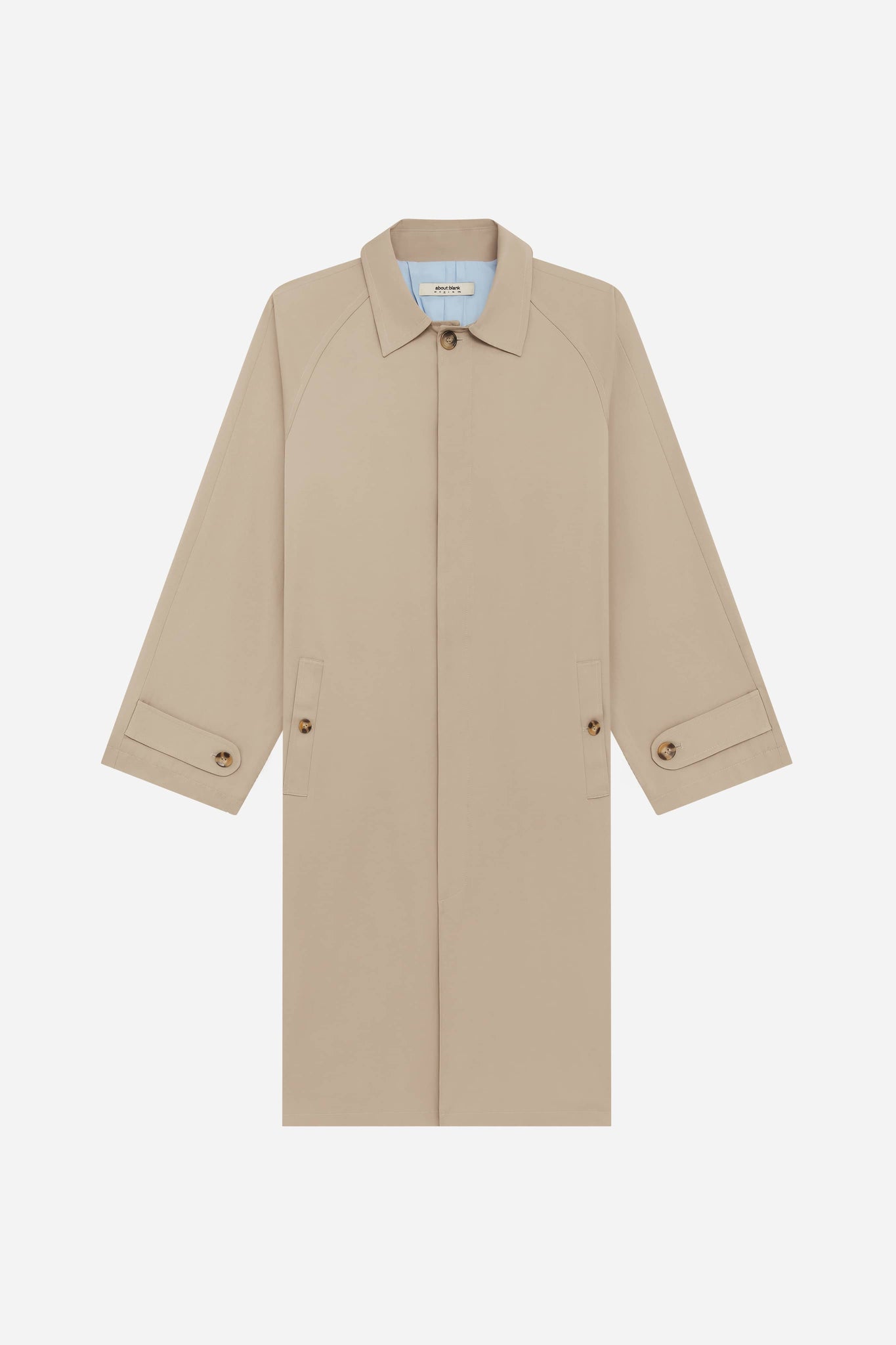 trench coat sand