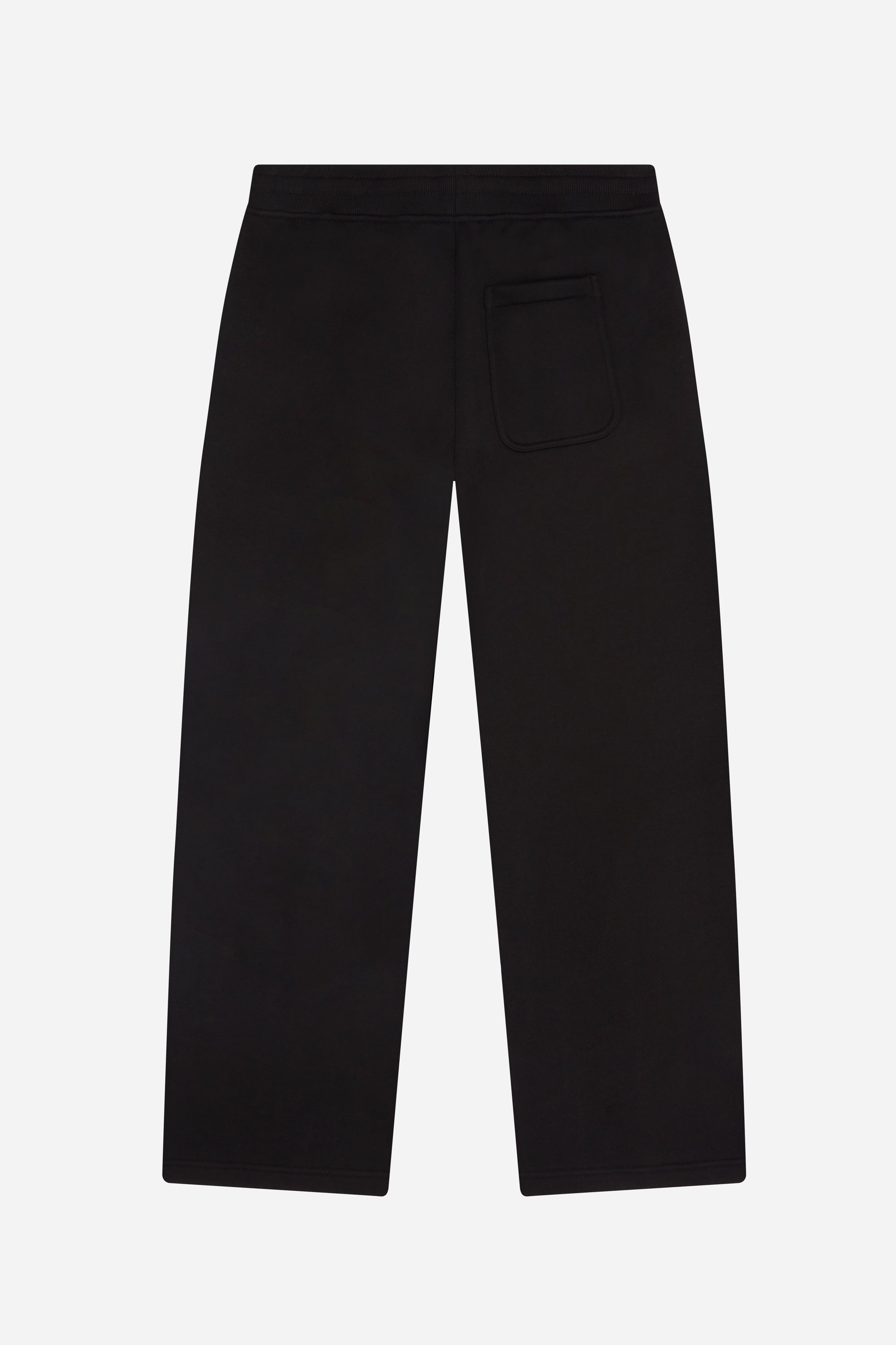 about:blank | pleated sweatpant black/ecru
