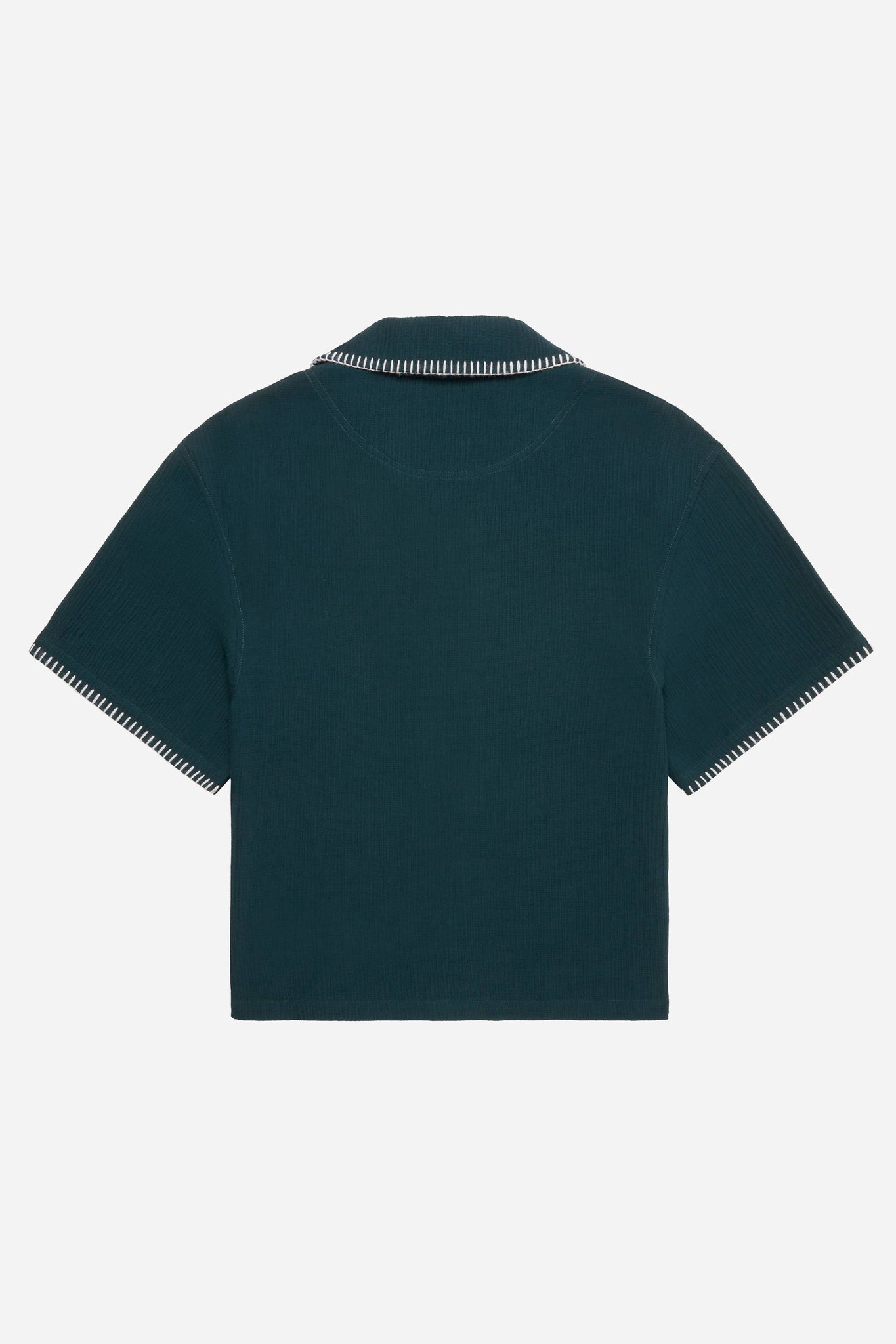 whipstitch resort shirt epsom green/white