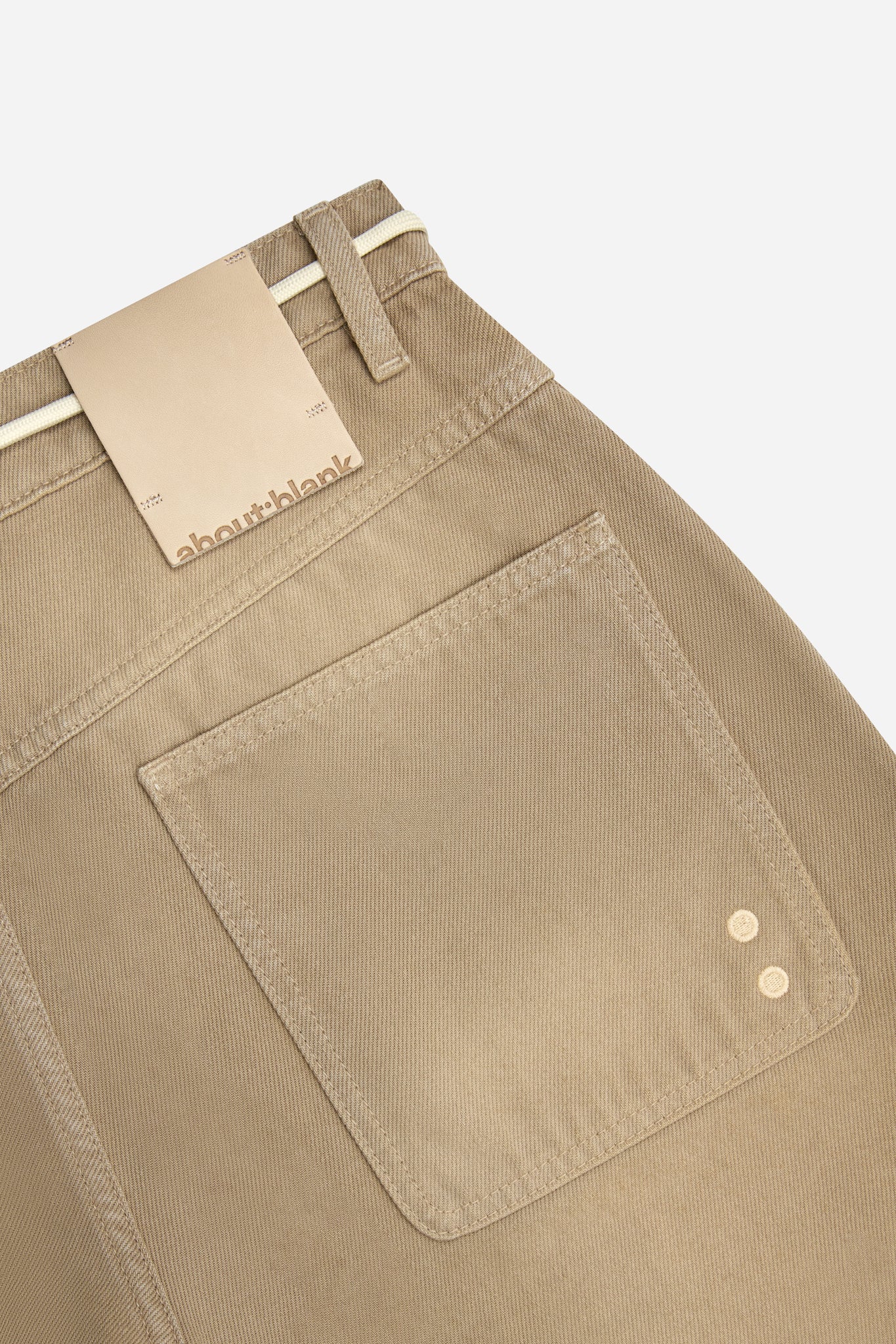 wide leg denim sand wash