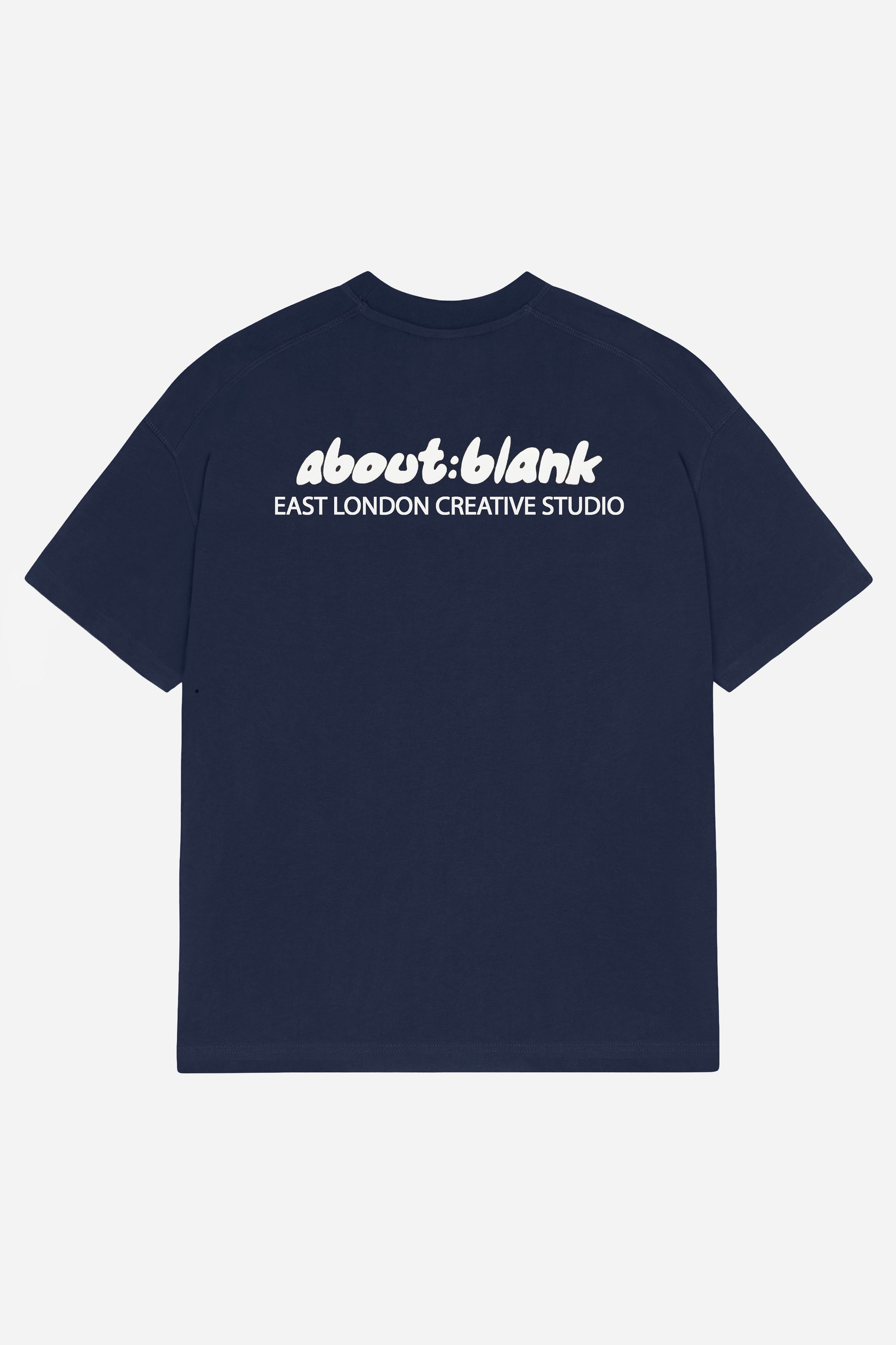 zev t-shirt - navy/ecru - about:blank