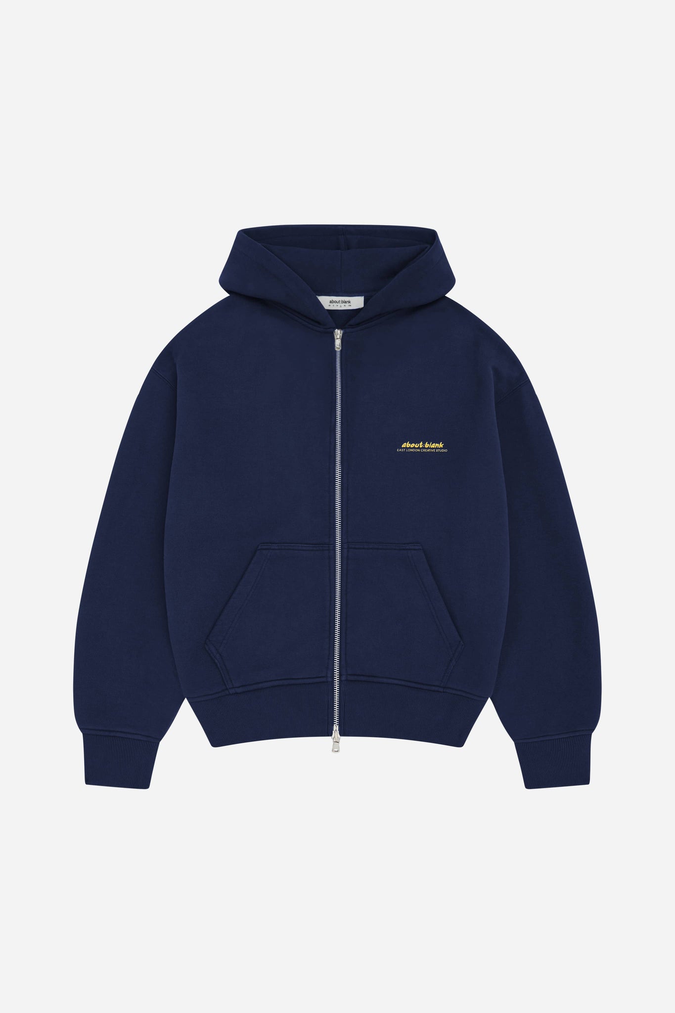 zev zip hoodie navy/yellow