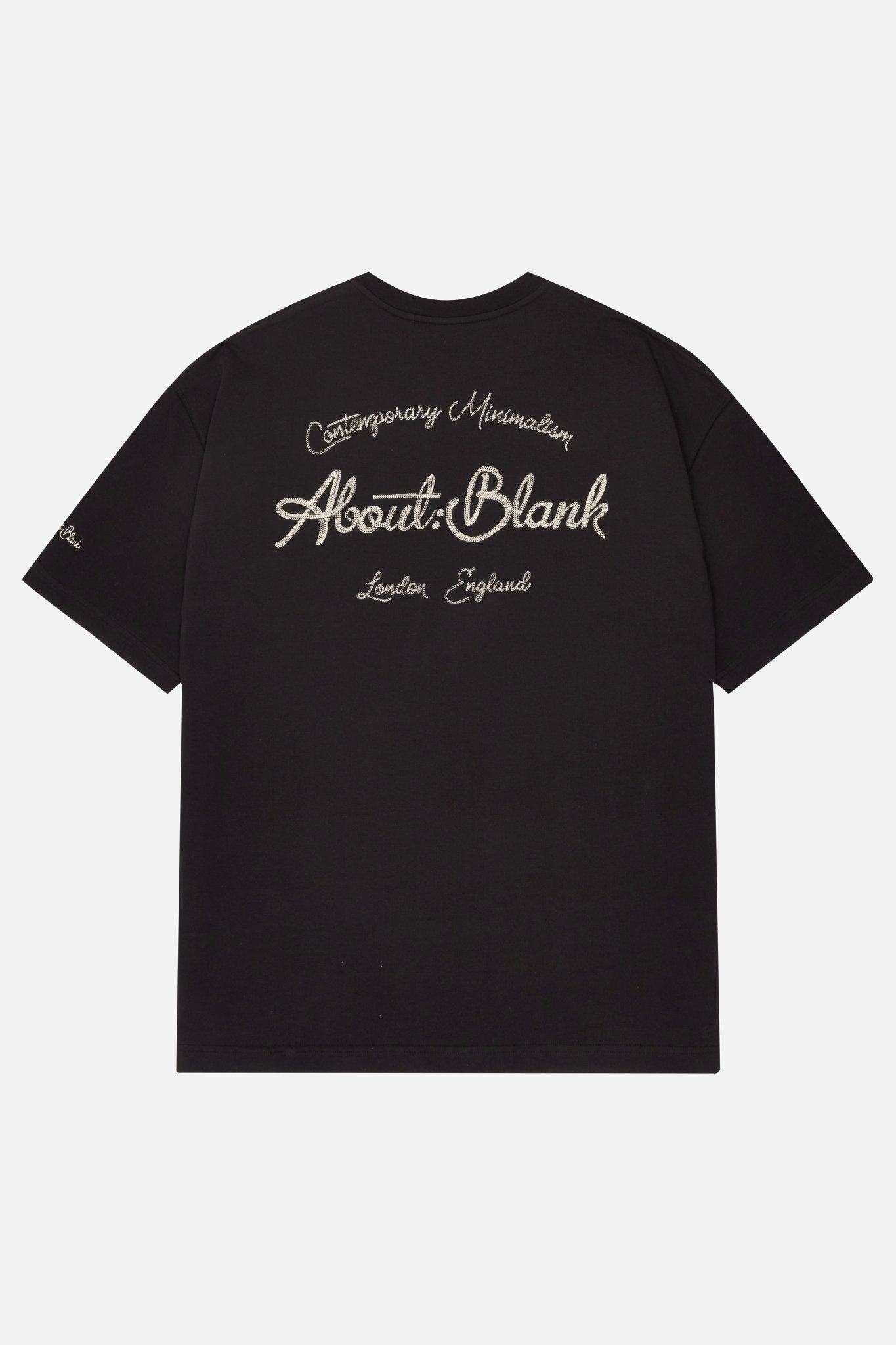 chainstitch t-shirt black/ecru