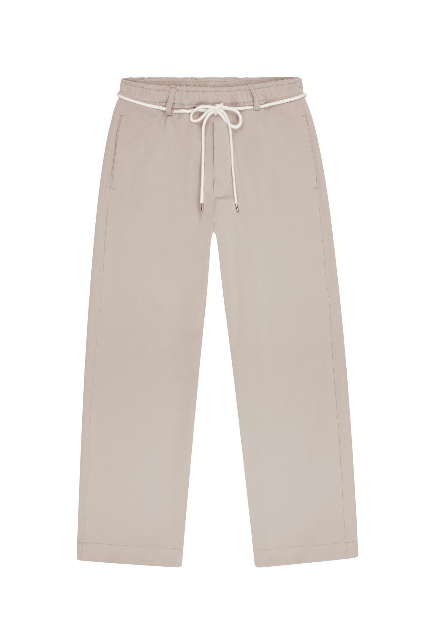 cropped trousers dark sand