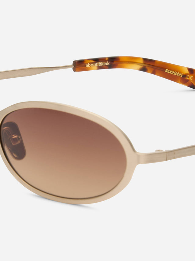 cohen titanium brushed gold/tortoise