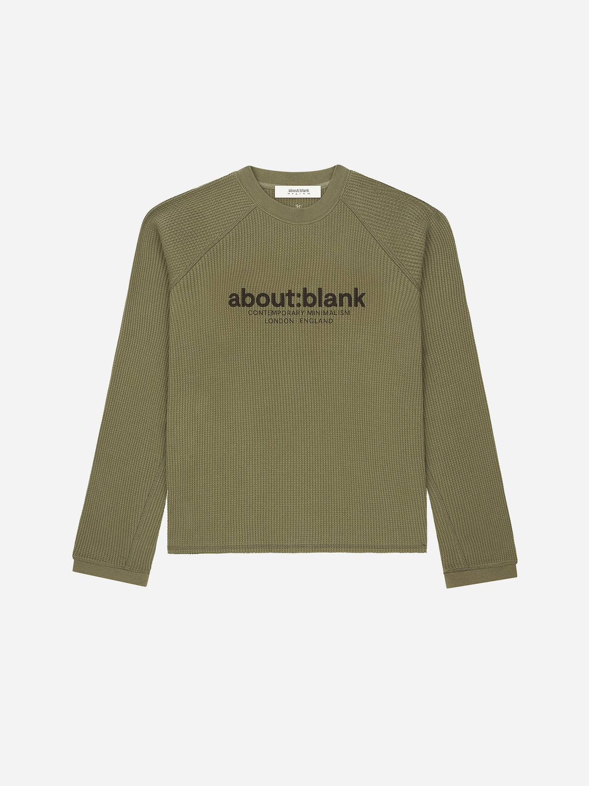 garcon long sleeve waffle clover