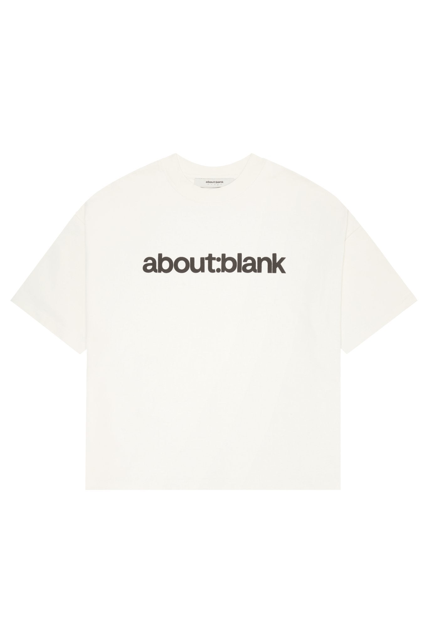about---blank.comblock mock neck t-shirt oat/black