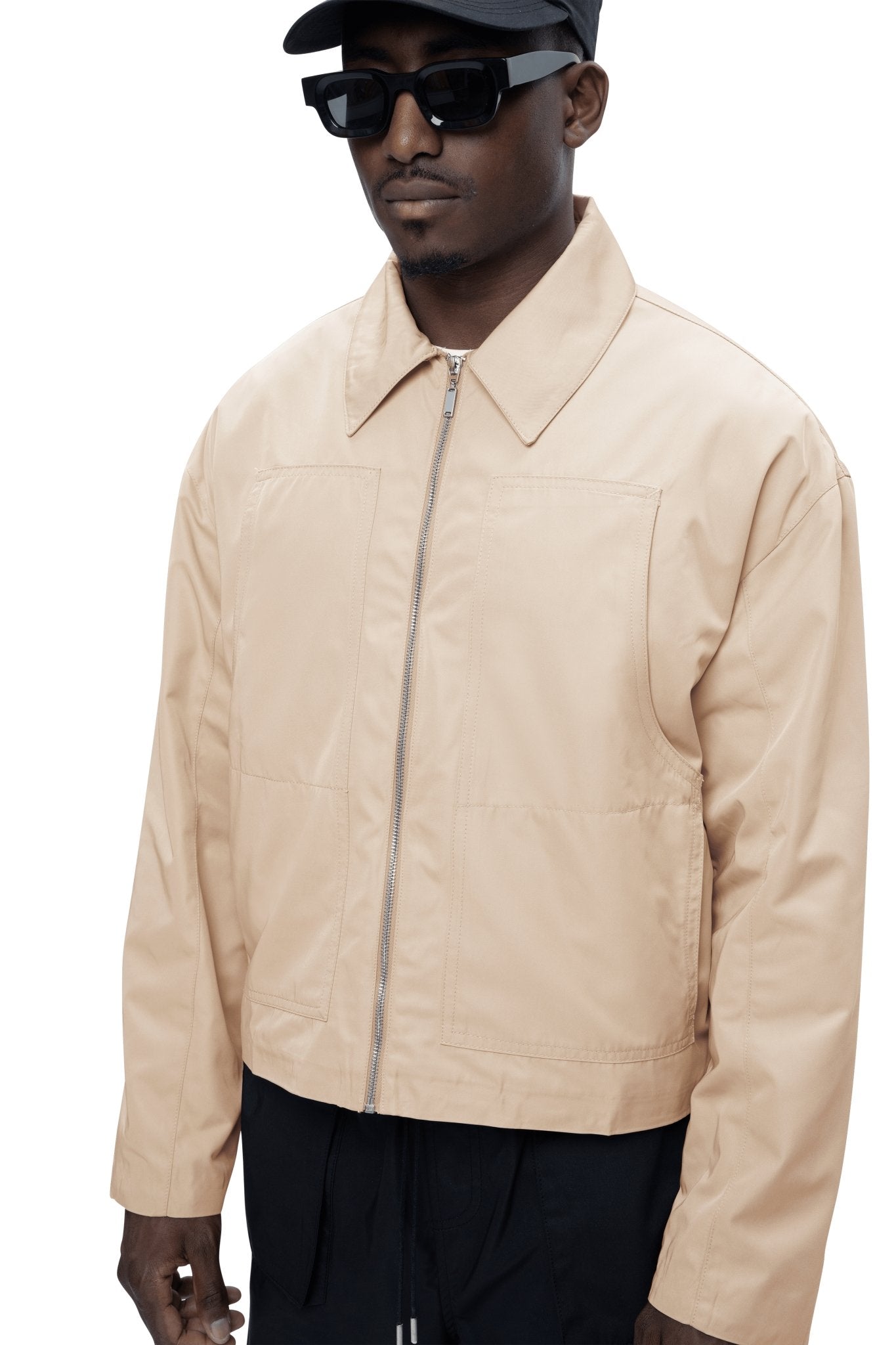 about---blank.comcropped jacket beige