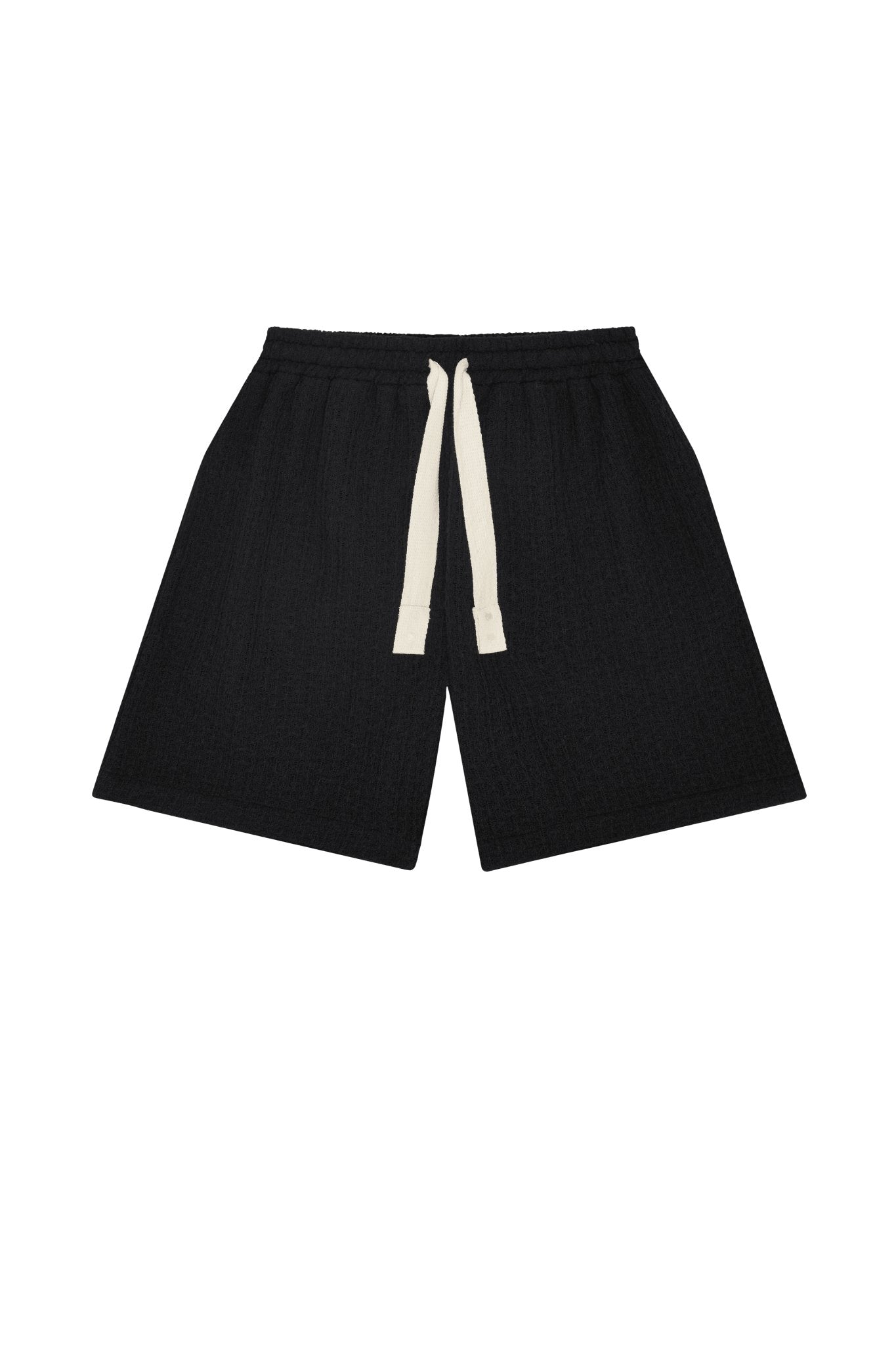 about---blank.comknitted shorts black